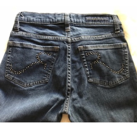 Dark Blue Women's Berlin Denim Skinny Jeans - Picture 2 of 8